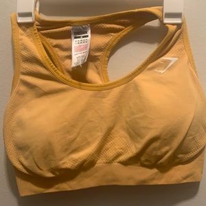 Gym shark sports bra (M). Lightly used.